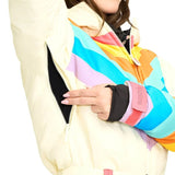 Women's Retro Rainbow Snow Suit