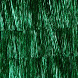 Women's Green Tinsel Fringe Shorts