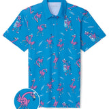 Men's Flamingo Fiasco Golf Polo