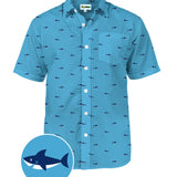 Men's Deep Blue Sea Hawaiian Shirt