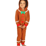Matching Gingerbread Family Jumpsuits