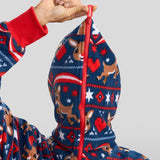 Women's Soaring Rudolph Christmas Jumpsuit