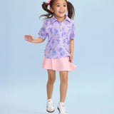 Toddler Girl's Flamingo Fiasco Golf Polo