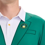 Men's Green Blazer Golf Polo