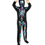 Boy's Iridescent Skeleton Costume