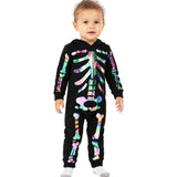 Baby Girl's Iridescent Skeleton Costume