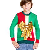 Boy's Little Present Ugly Christmas Sweater