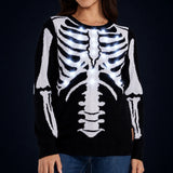 Women's Skeleton Light Up Sweater