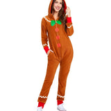 Matching Gingerbread Family Jumpsuits