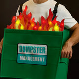 Men's Dumpster Fire Light Up Costume