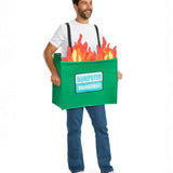 Men's Dumpster Fire Light Up Costume