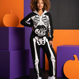 Women's Pregnant Skeleton Maternity Costume