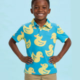 Boy's Duckin' Around Golf Polo