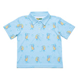 Toddler Boy's Sizzlin' Swing Golf Polo