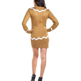 Women's Gingerbread Sweater Dress