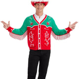 Men's Christmas Cowboy Cardigan Sweater