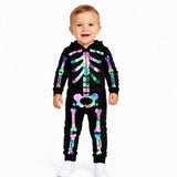 Baby Boy's Iridescent Skeleton Costume