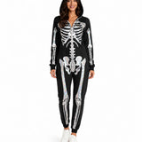 Women's Shimmer Skeleton Costume