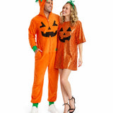 Matching Pumpkin Couples Costume