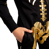 Boy's Gold Skeleton Costume