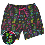 Neon Nightcap Stretch Swim Trunks - 7.5" Inseam