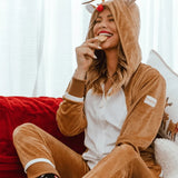 Matching Rudolph Family Jumpsuits