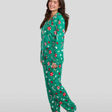 Women's Holly Jolly Lapel Pajama Set