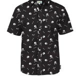 Men's Skeleton Button Down Shirt