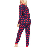 Women's Hearts on Fire Pajama Set