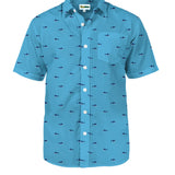 Men's Deep Blue Sea Hawaiian Shirt