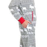 Men's Grey Moose Jumpsuit