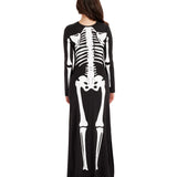 Pregnant Skeleton Maternity Costume Dress