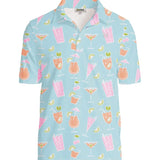 Men's Cocktail Caddy Pickleball Shirt