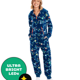 Women's String of Lights Light Up Jumpsuit