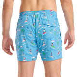 Aquaholic Stretch Swim Trunks - 6" Inseam