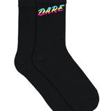Black DARE Socks (Fits Sizes 8-12M |  7-11W)