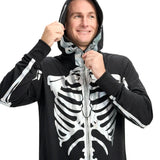 Men's Shimmer Skeleton Costume