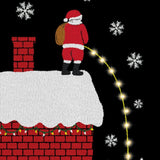 Men's Leaky Roof Light Up Ugly Christmas Sweater