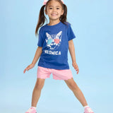 Toddler Girl's Meowica Tee