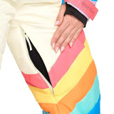 Women's Retro Rainbow Snow Suit