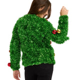 Women's Bristle Babe Ugly Christmas Cardigan Sweater