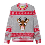Men's Rudolph Light Up Ugly Christmas Sweater