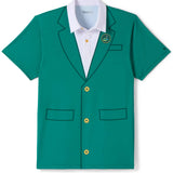 Boy's Green Blazer Golf Polo