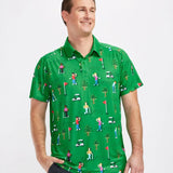 Men's 8-Bit Birdie Golf Polo