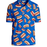 Men's Hot Dog Polo Shirt