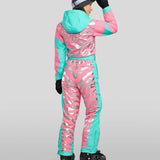 Women's Electric Zebra Snow Suit