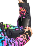 Women's Retro Leopard Snow Suit