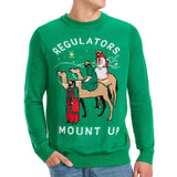 Men's Regulators Mount Up Ugly Christmas Sweater