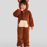 Matching Rudolph Sherpa Family Jumpsuits