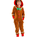 Boy's Gingerbread Jumpsuit